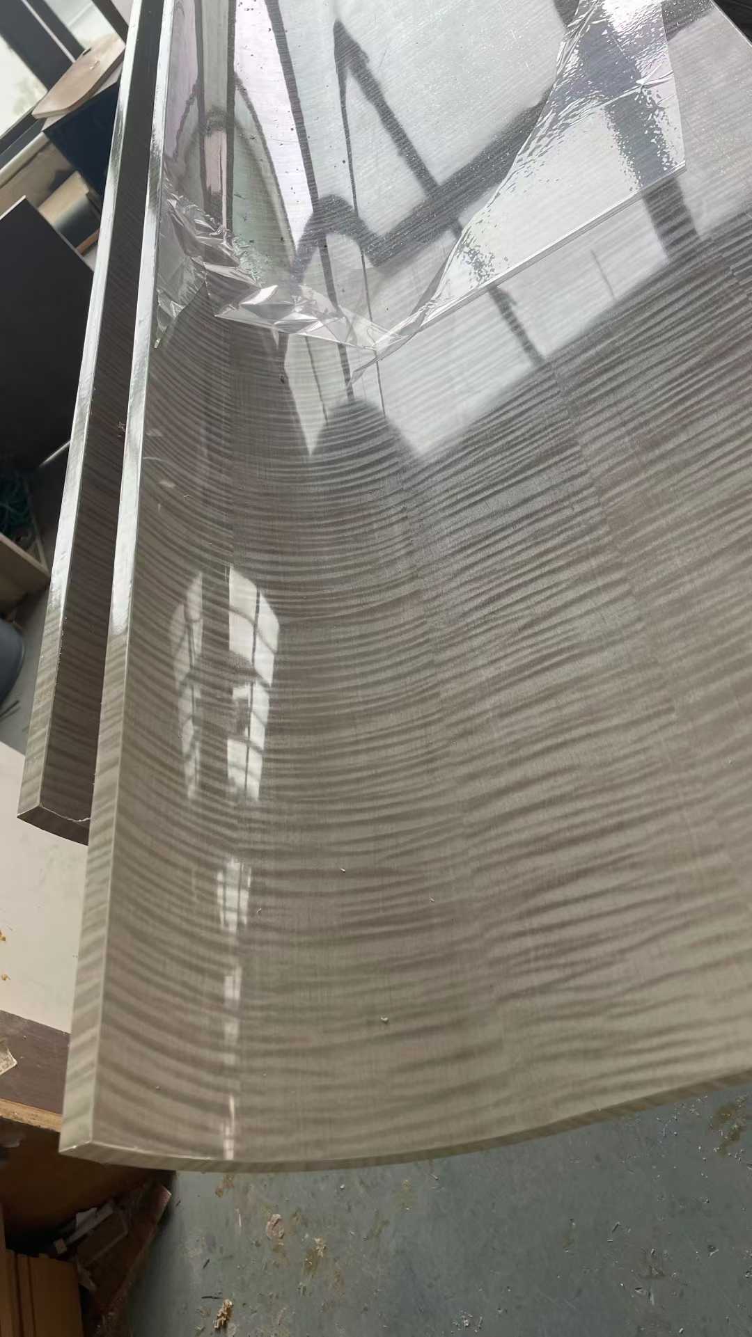 伟询免漆高光影木圆弧工艺|定义未来十年定制生产力